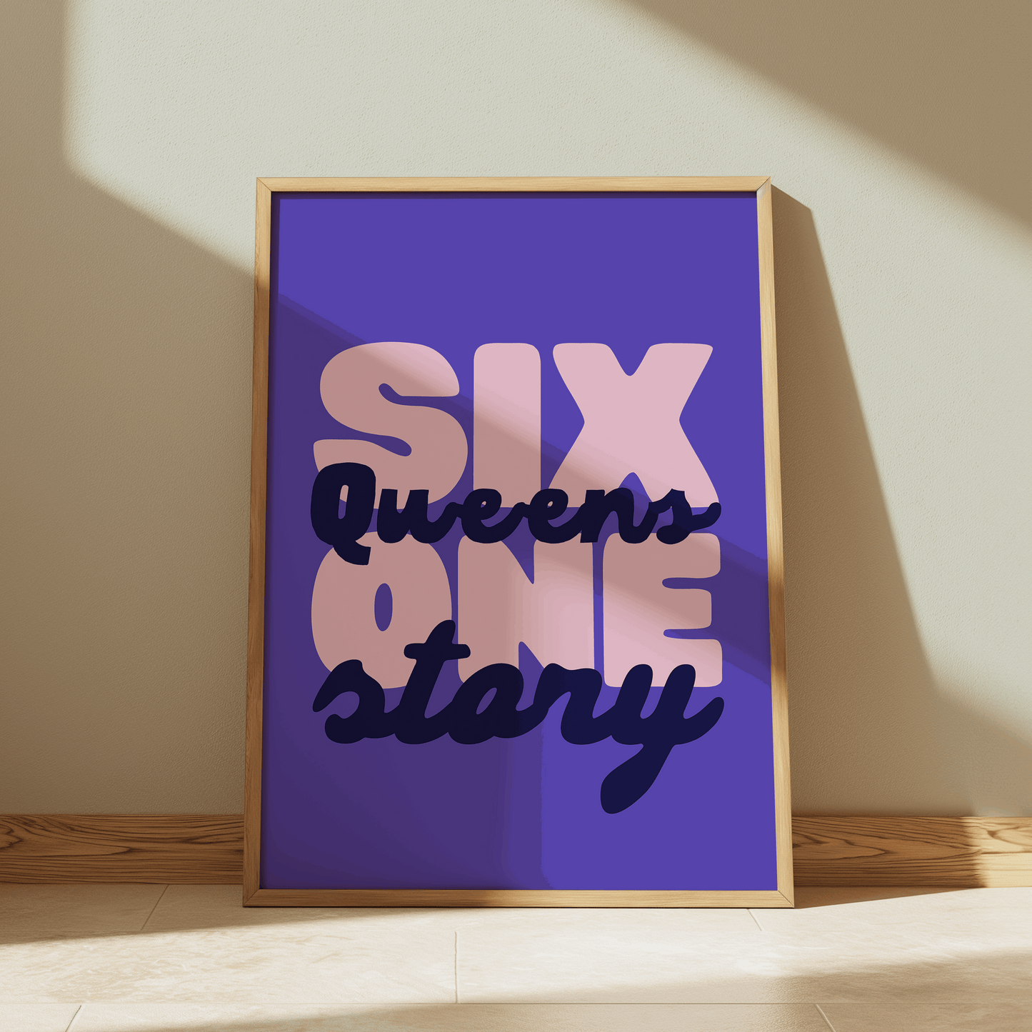 Six Queens One Story | Six: The Musical Print