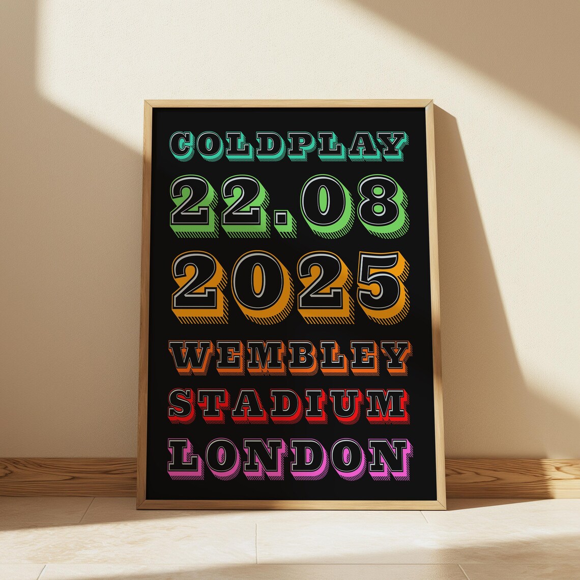 Coldplay | Wembley Stadium | London | 22nd August 2025