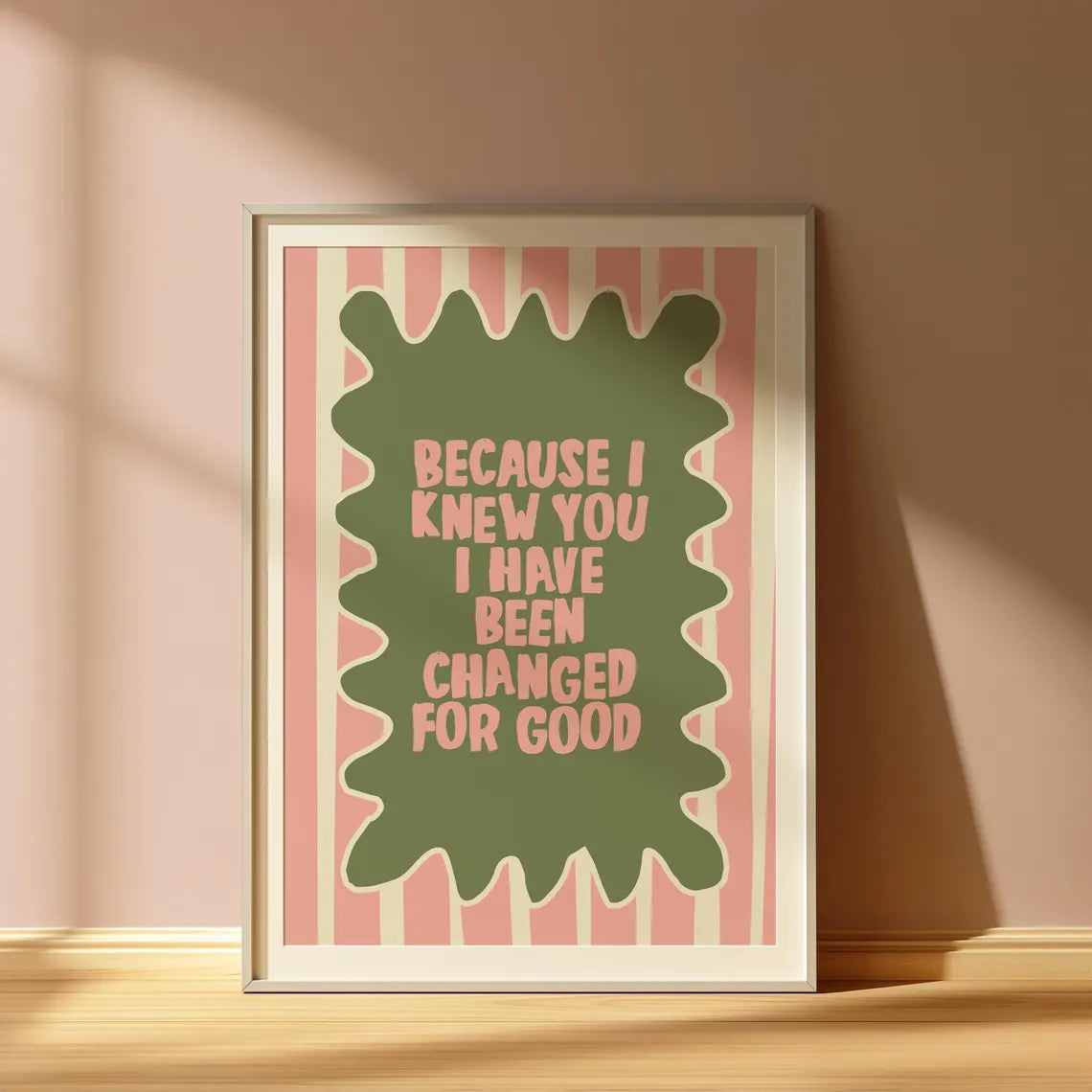 Wicked | Because I Knew You I've Been Changed for Good Stripe Print