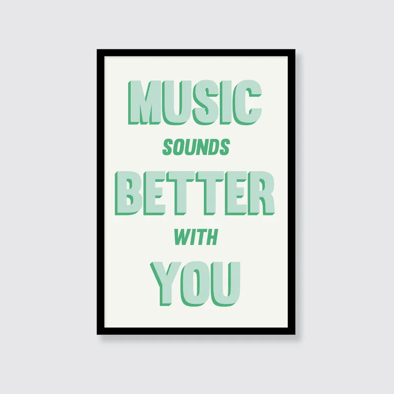 Stardust | Music Sounds Better With You Print