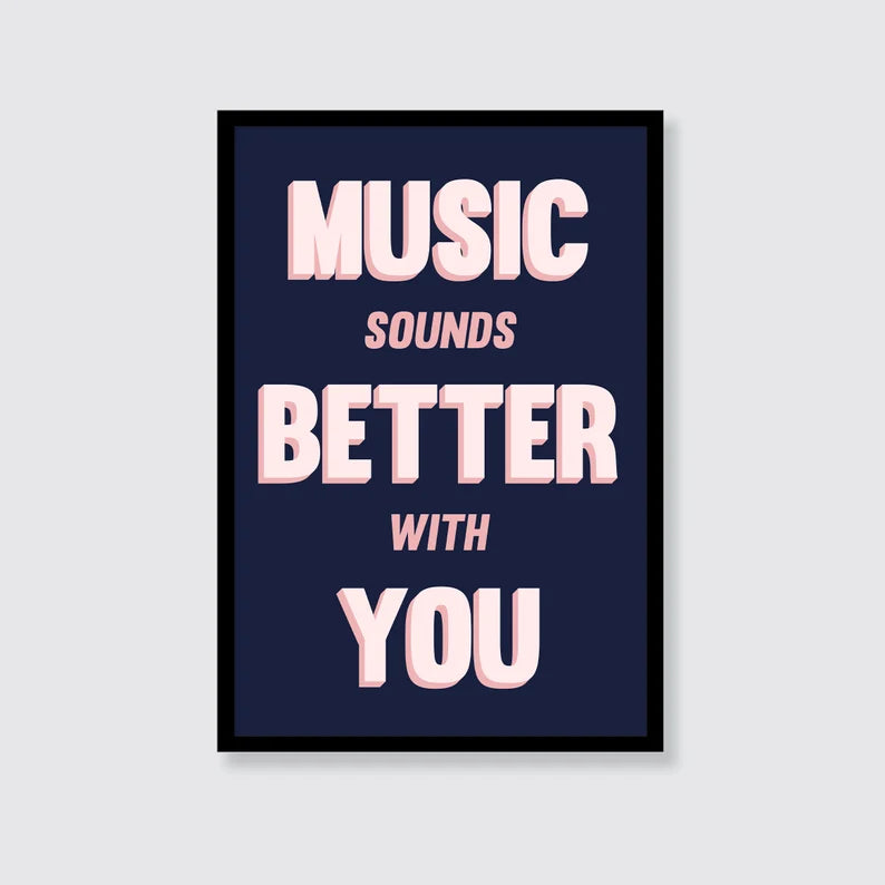 Stardust | Music Sounds Better With You Print