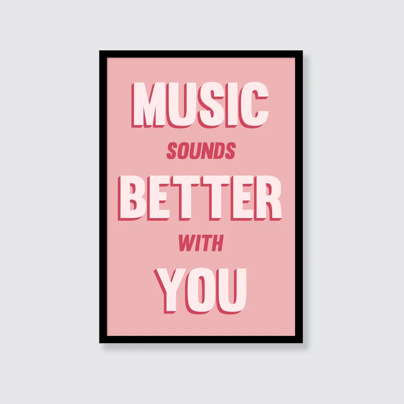 Stardust | Music Sounds Better With You Print