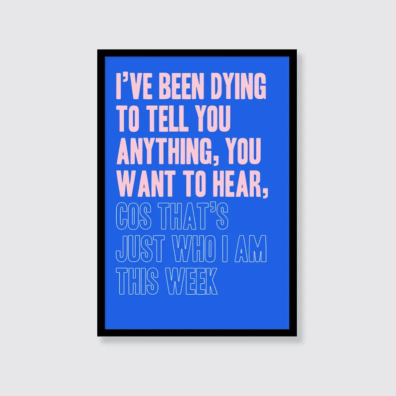 Fall Out Boy | Sugar, We’re Goin Down Print