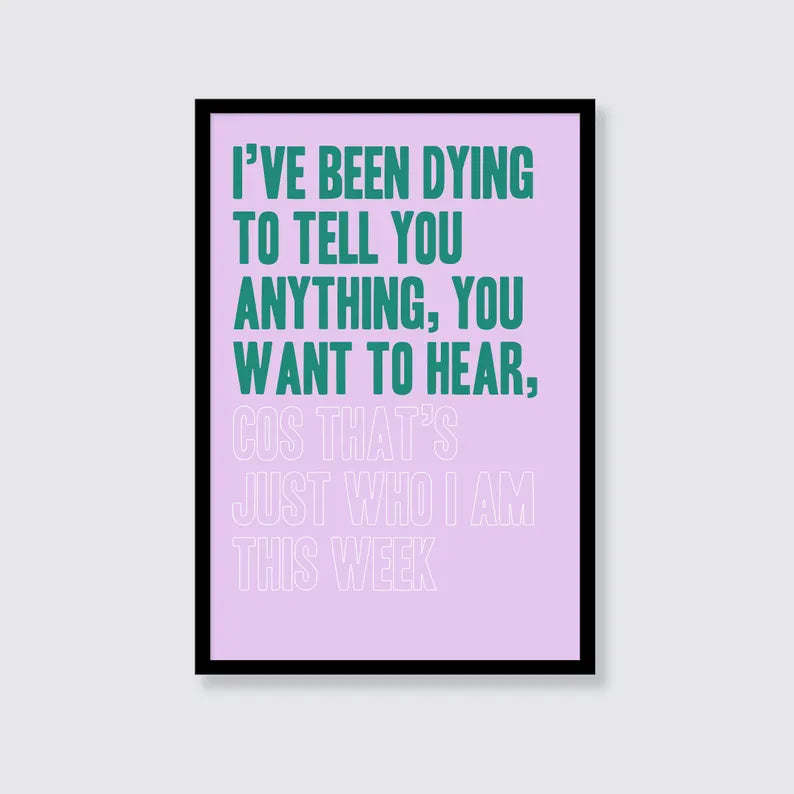 Fall Out Boy | Sugar, We’re Goin Down Print