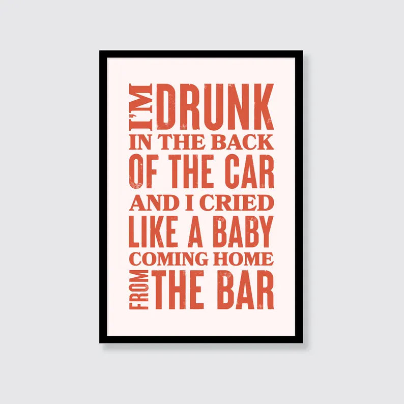 Taylor Swift | Cruel Summer Print