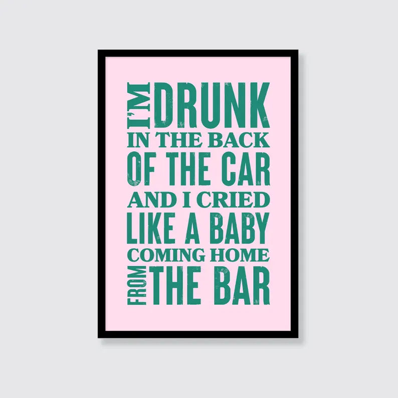 Taylor Swift | Cruel Summer Print