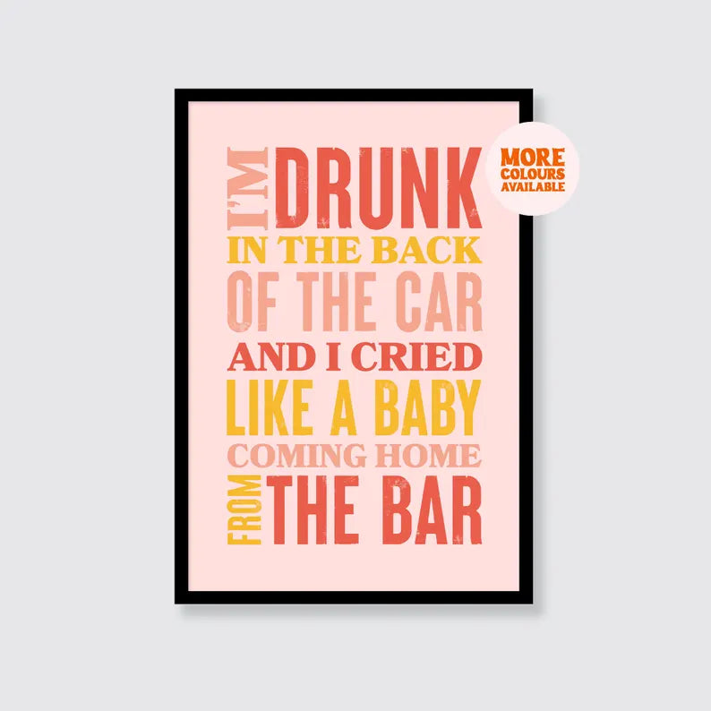 Taylor Swift | Cruel Summer Print