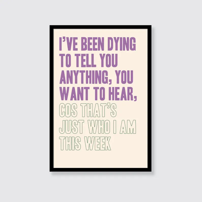 Fall Out Boy | Sugar, We’re Goin Down Print