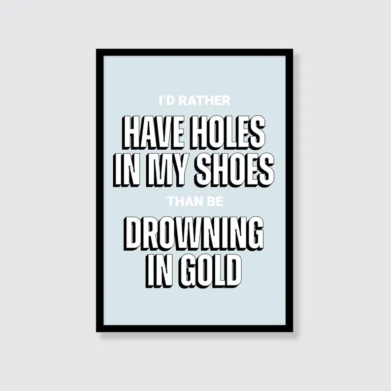 Gerry Cinnamon | Fortune Favours the Bold Print