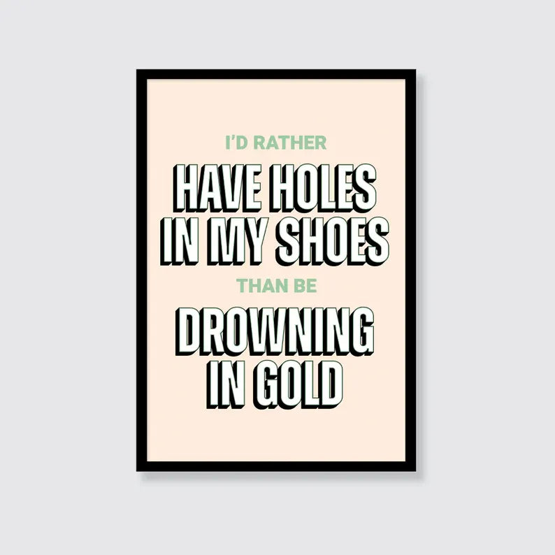 Gerry Cinnamon | Fortune Favours the Bold Print