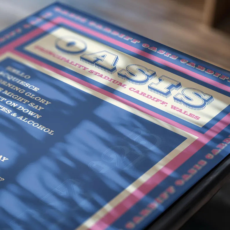 Oasis | Principality Stadium | Setlist | Blue & Pink