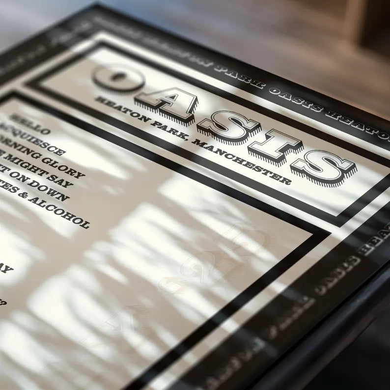 Oasis | Heaton Park | Setlist | Black & White