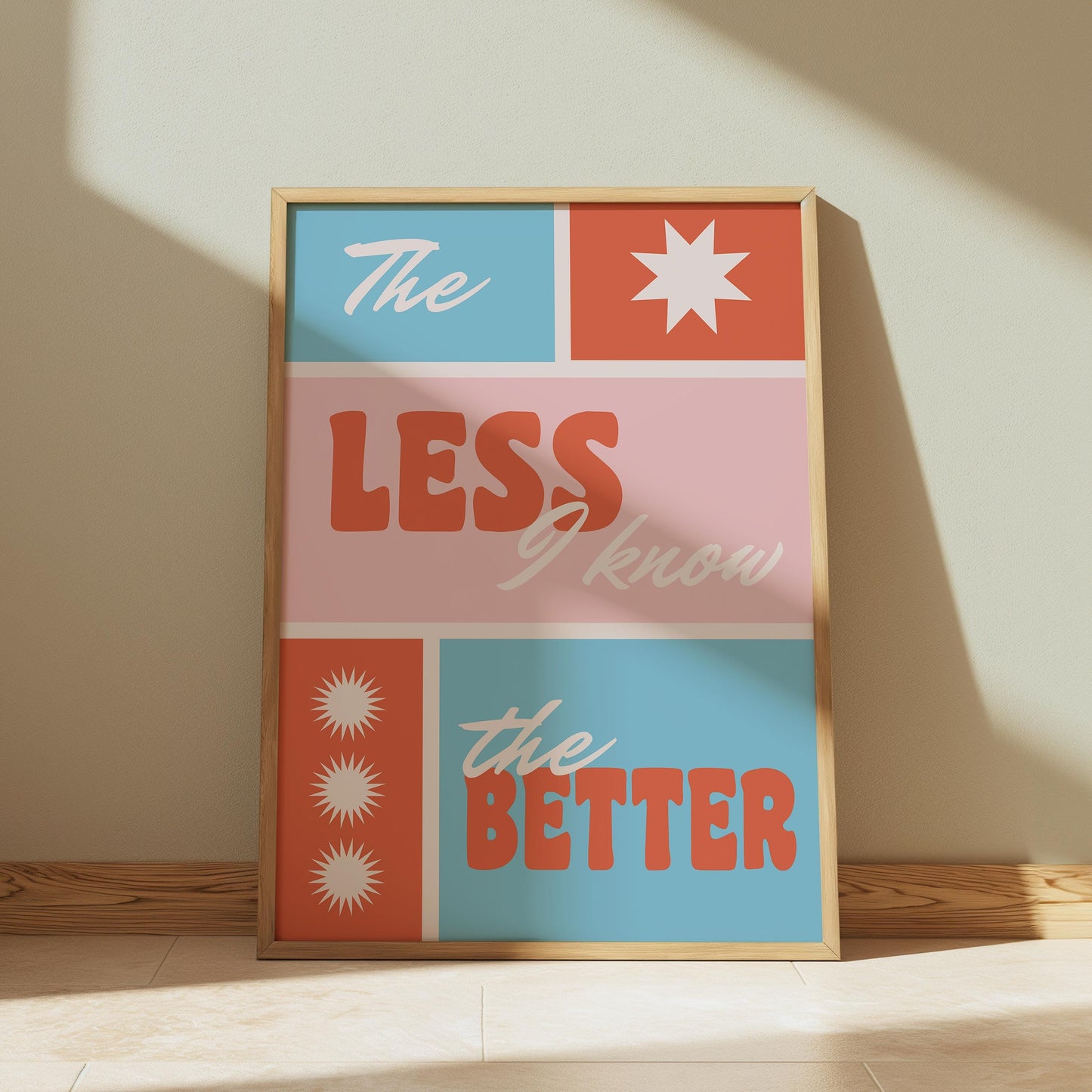 Tame Impala | The Less I Know The Better Print