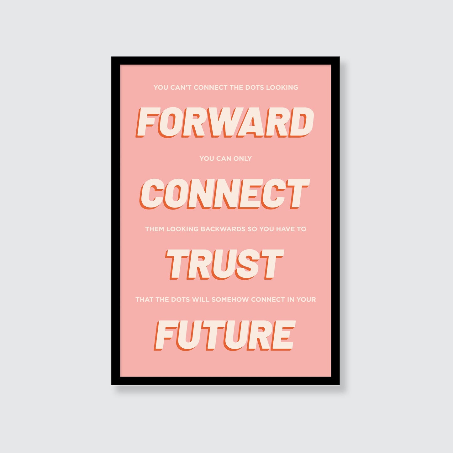 Steve Jobs | Connect The Dots Print