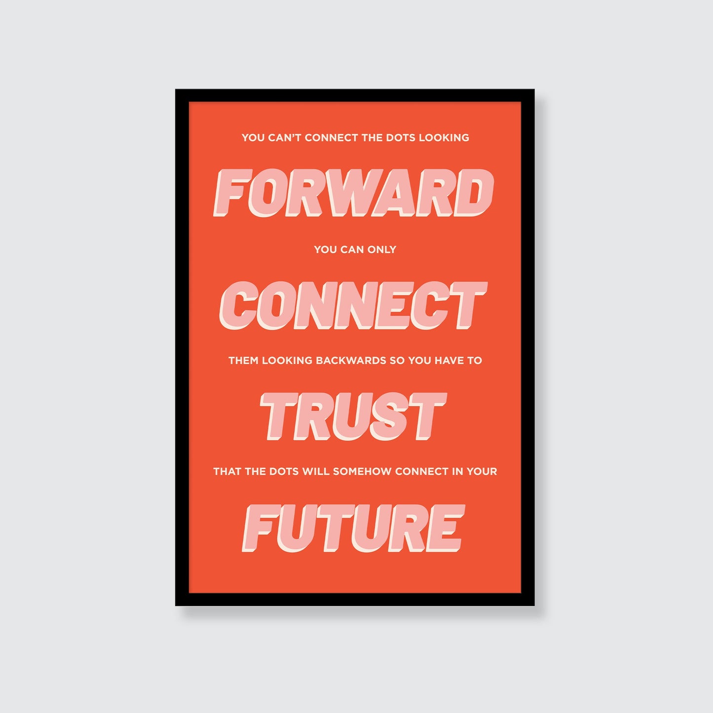 Steve Jobs | Connect The Dots Print