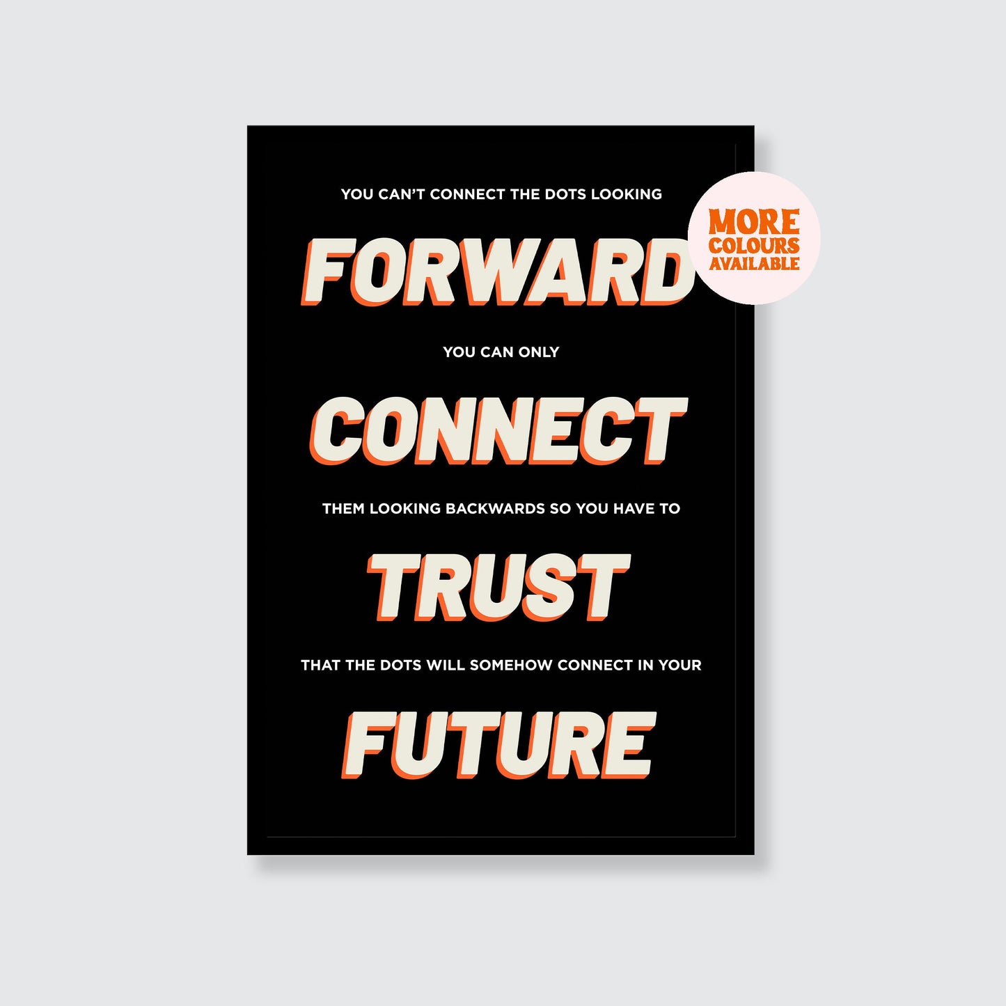 Steve Jobs | Connect The Dots Print