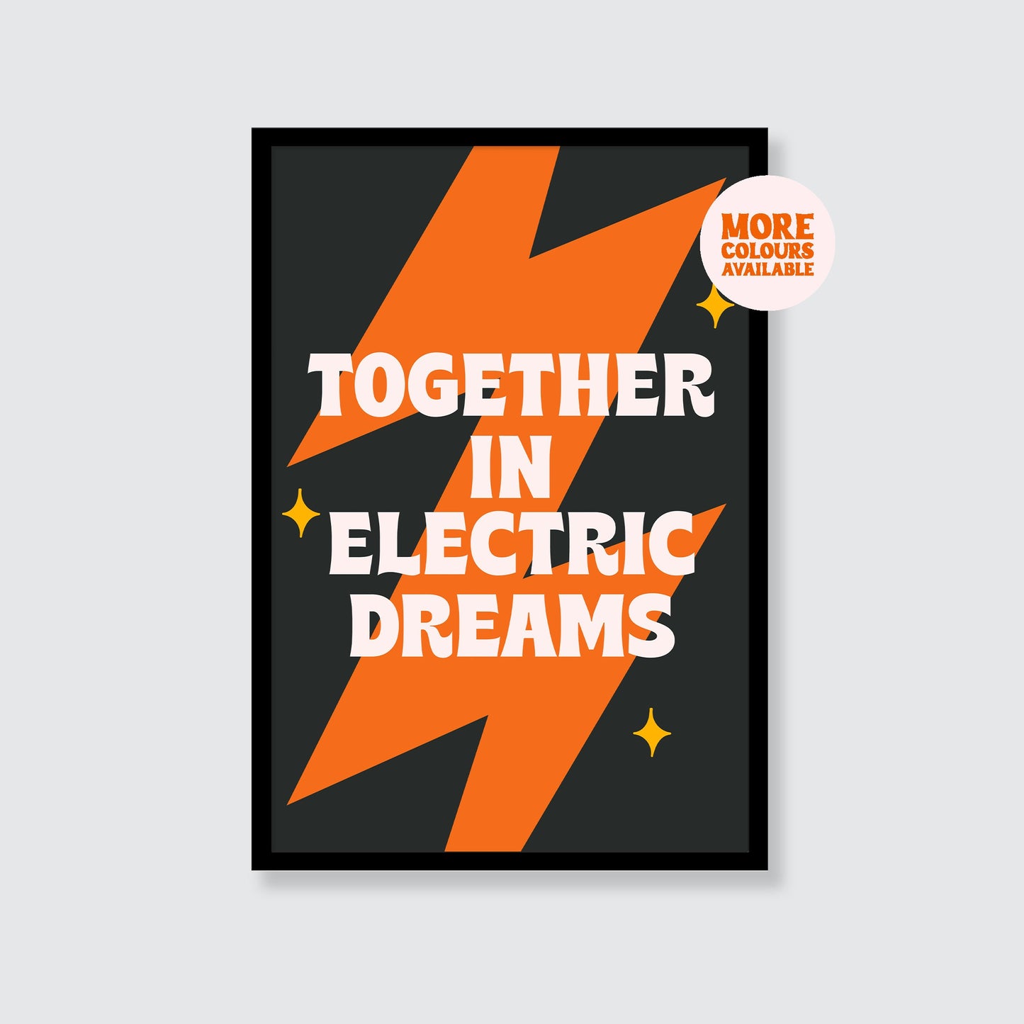 Giorgio Moroder and Philip Oakey | Together In Electric Dreams Print