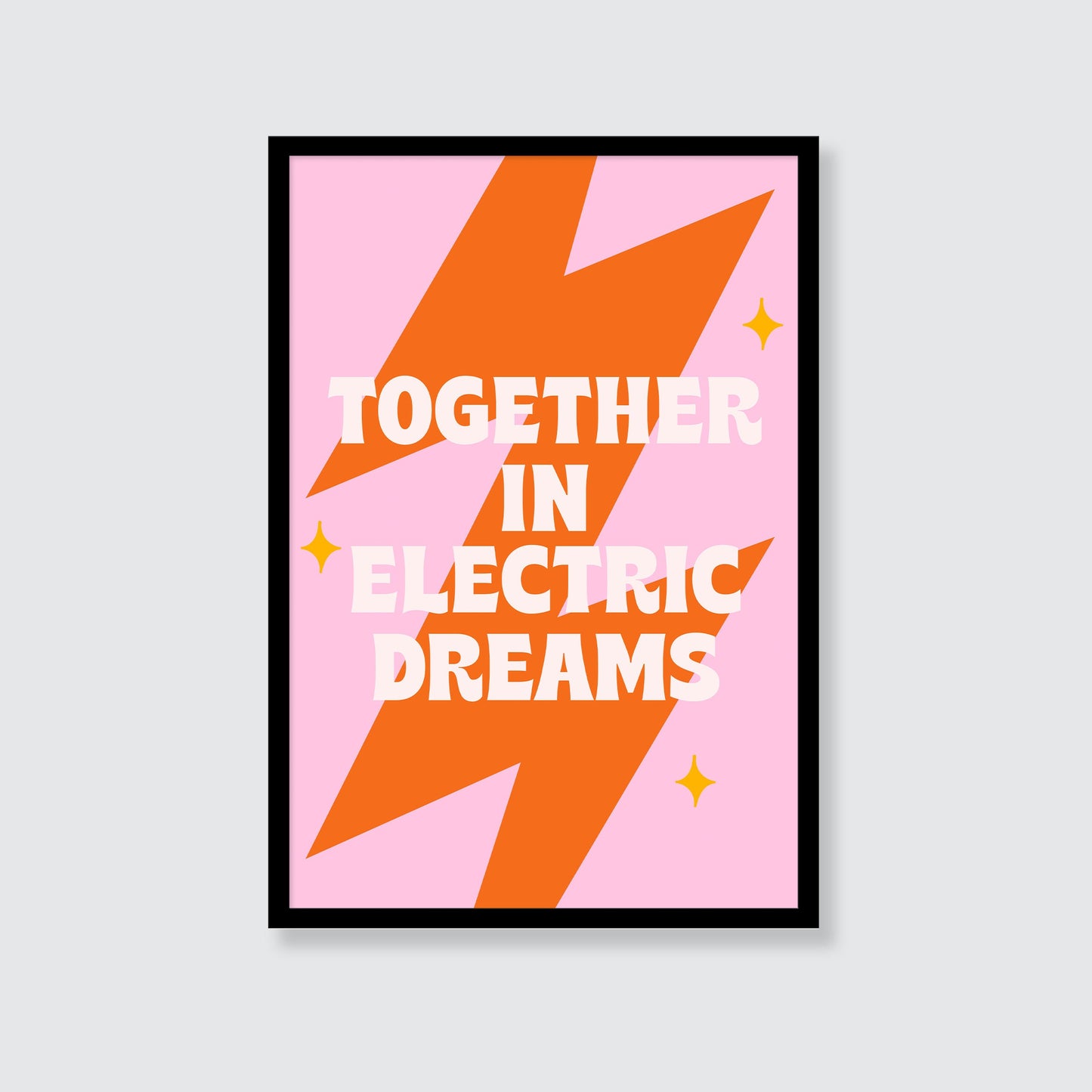 Giorgio Moroder and Philip Oakey | Together In Electric Dreams Print
