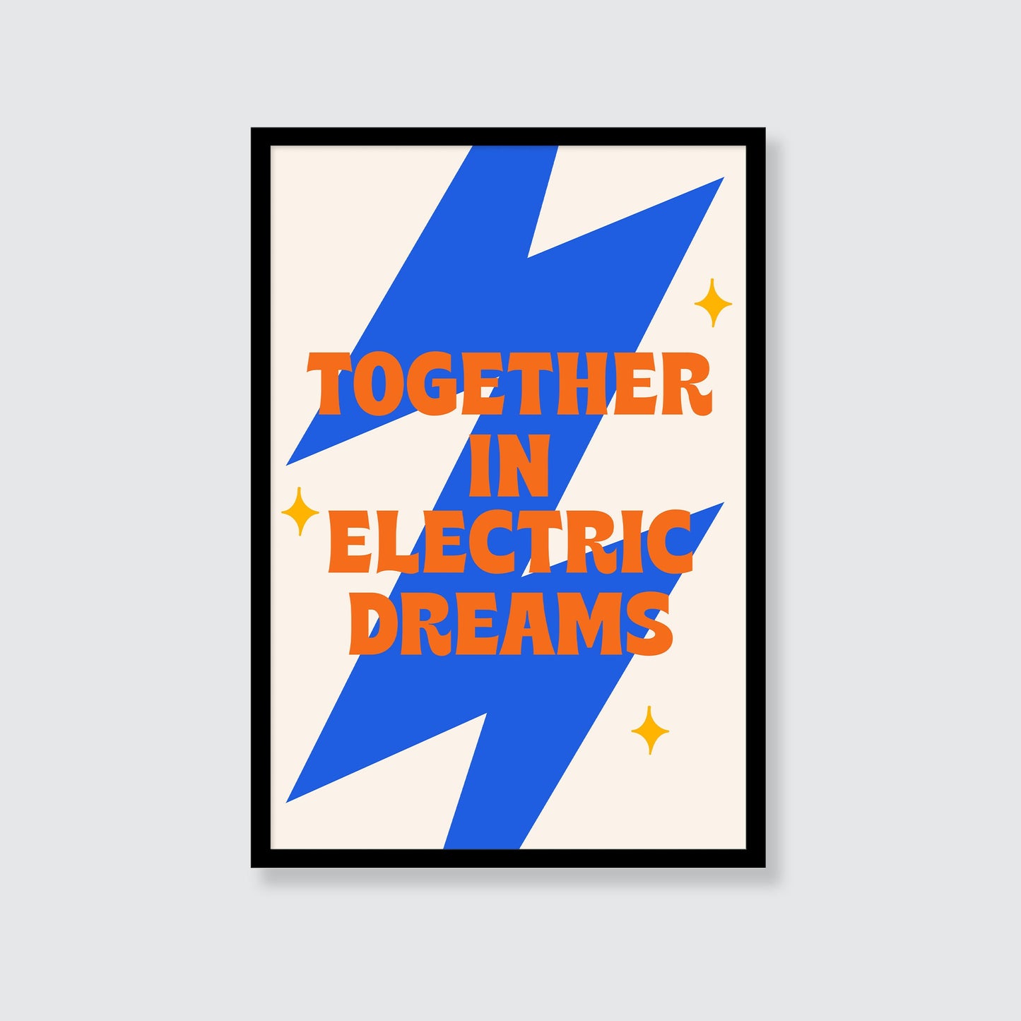 Giorgio Moroder and Philip Oakey | Together In Electric Dreams Print