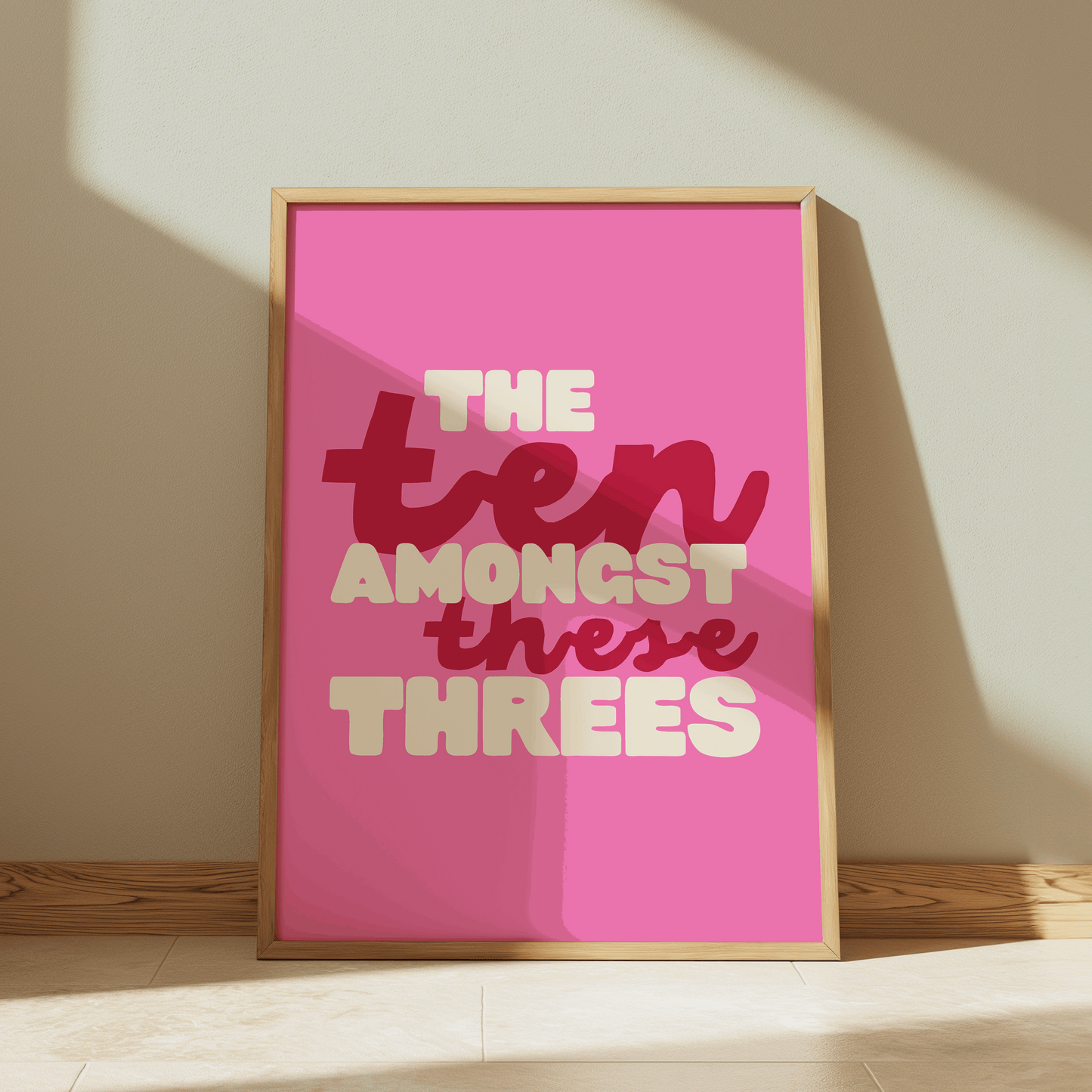 The Ten Amongst These Threes | Six: The Musical Print