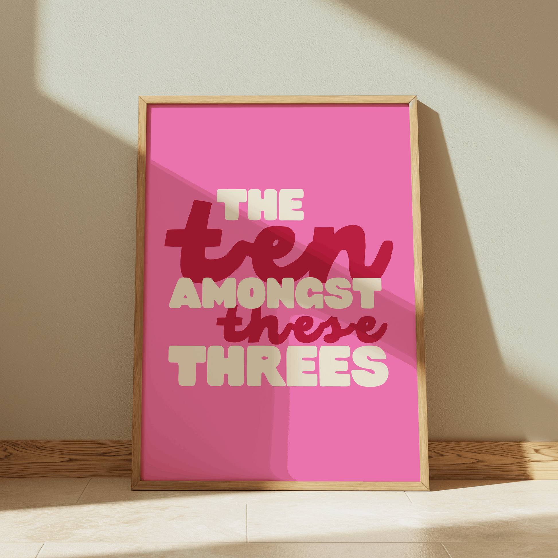The Ten Amongst These Threes | Six: The Musical Print