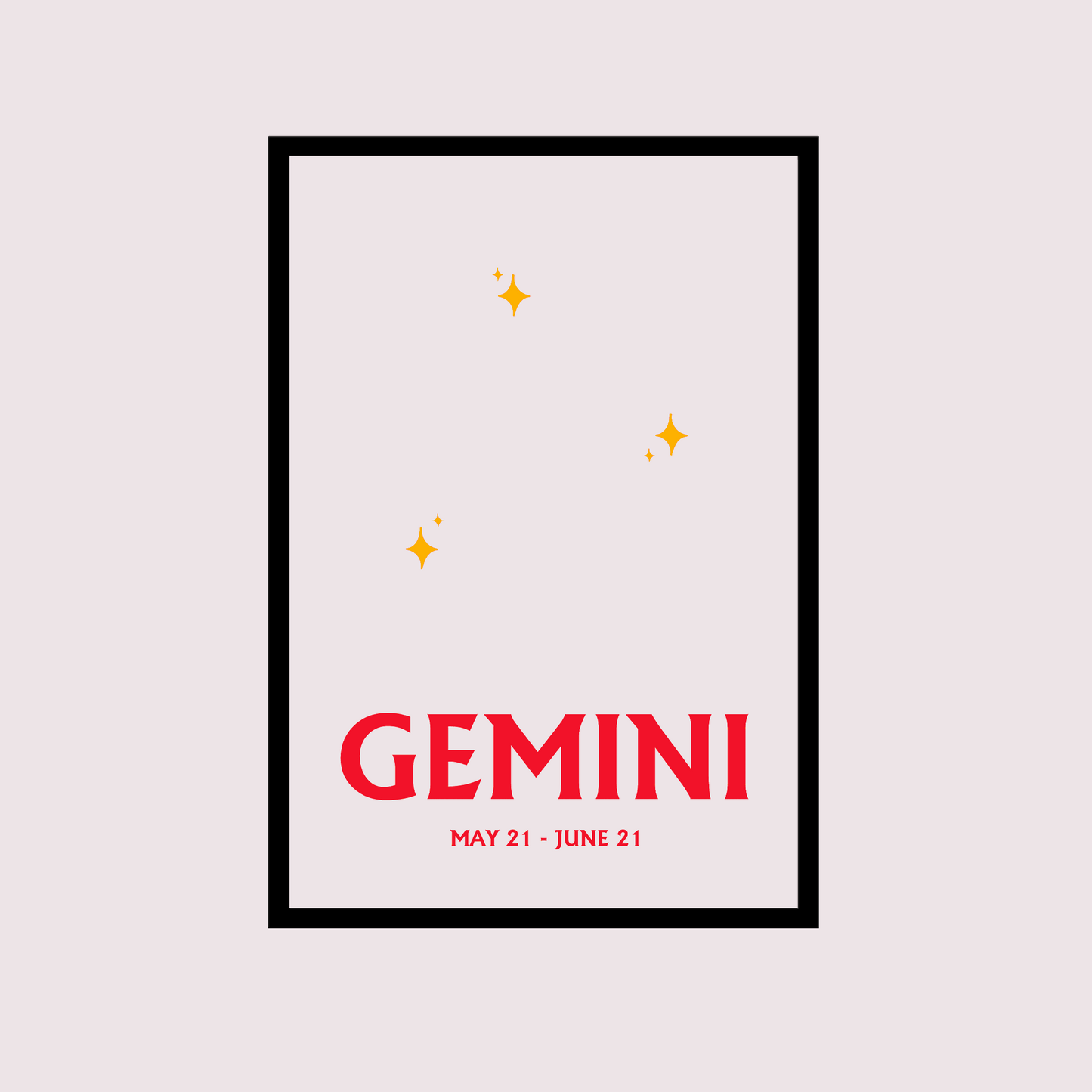 FREE A5 Star Sign Print