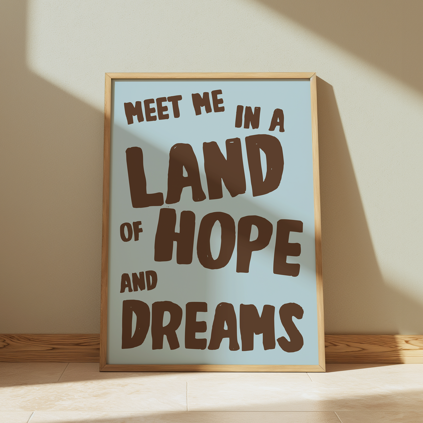 Bruce Springsteen | Land Of Hope And Dreams Print