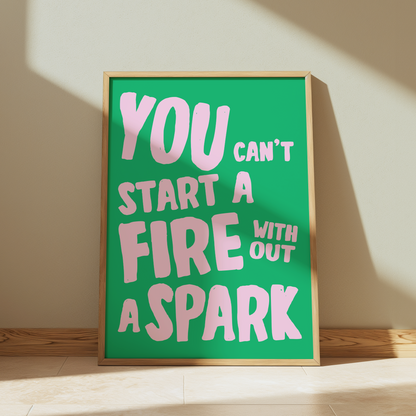 Bruce Springsteen | You Can't Start A Fire Without A Spark | Dancing In The Dark Print
