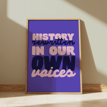 History Rewritten In Our Own Voices | Six: The Musical Print