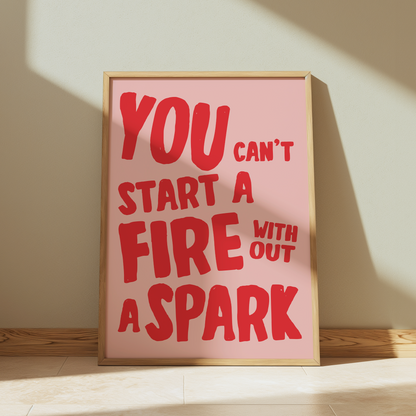 Bruce Springsteen | You Can't Start A Fire Without A Spark | Dancing In The Dark Print