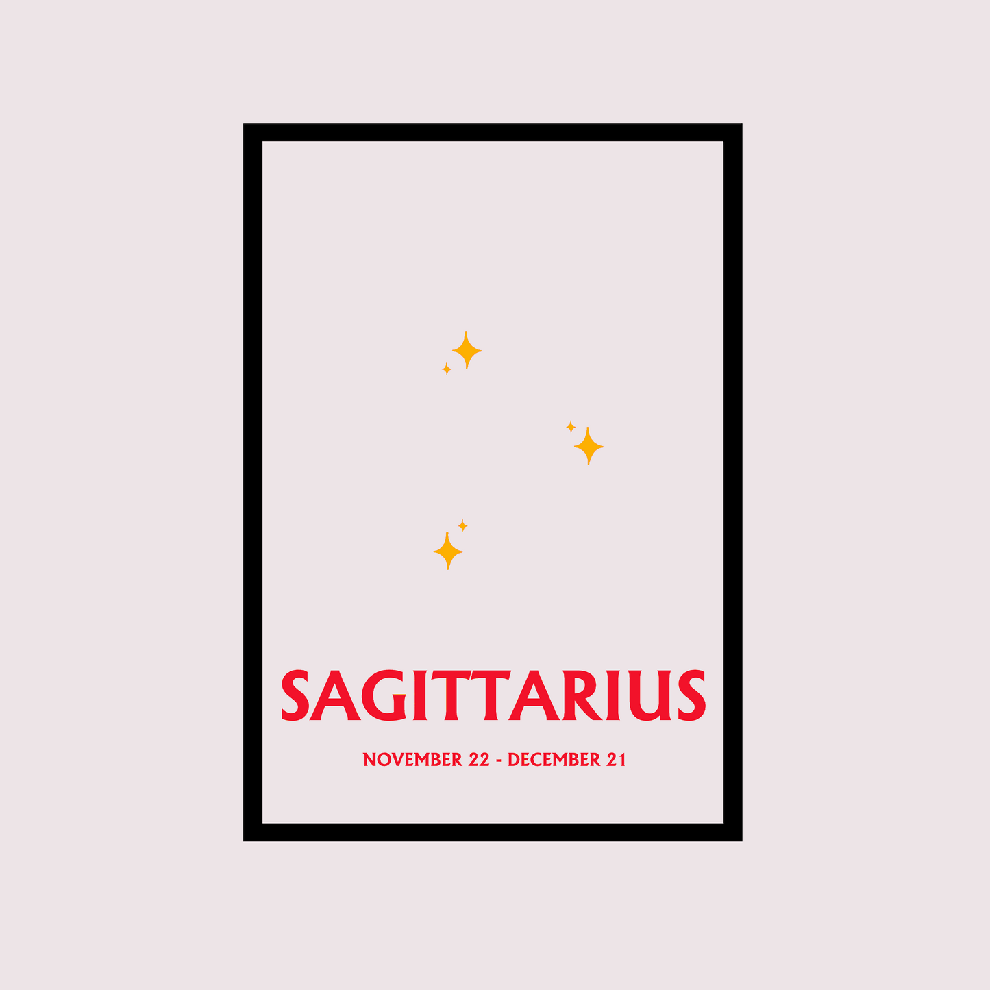 FREE A5 Star Sign Print