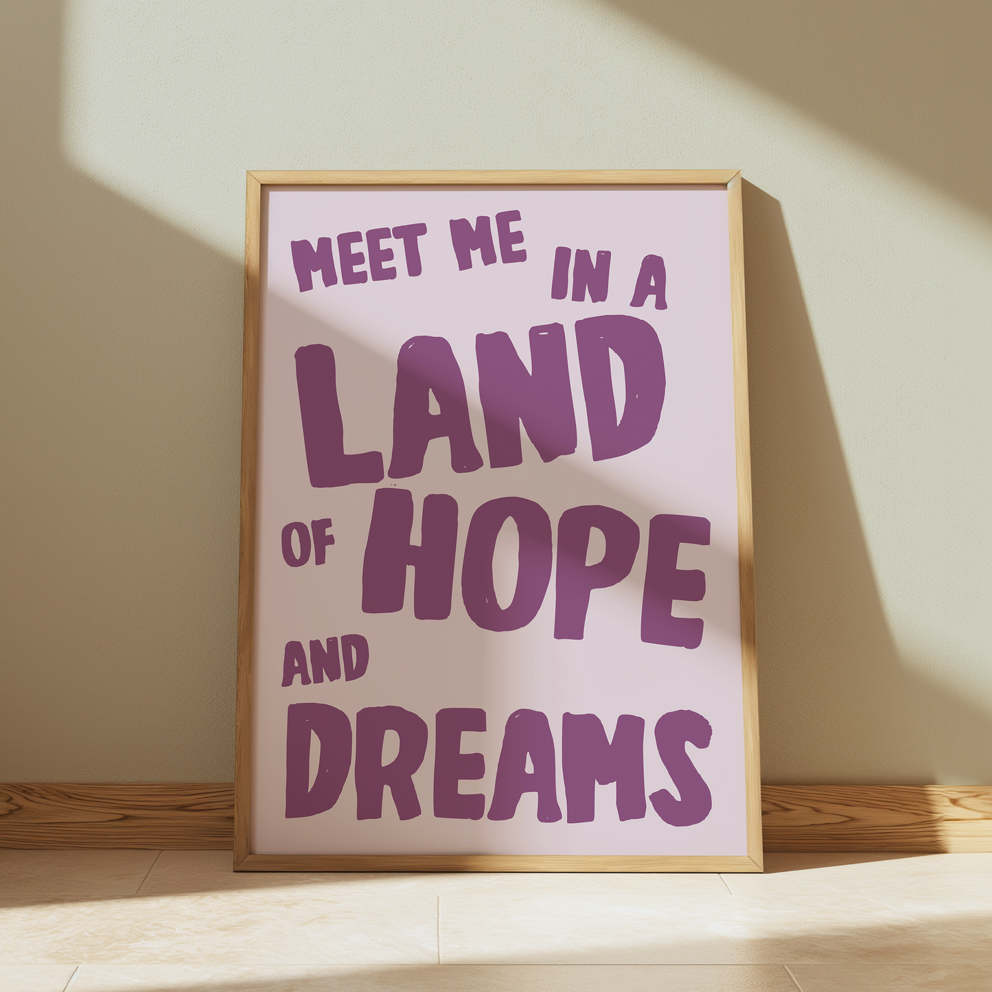 Bruce Springsteen | Land Of Hope And Dreams Print