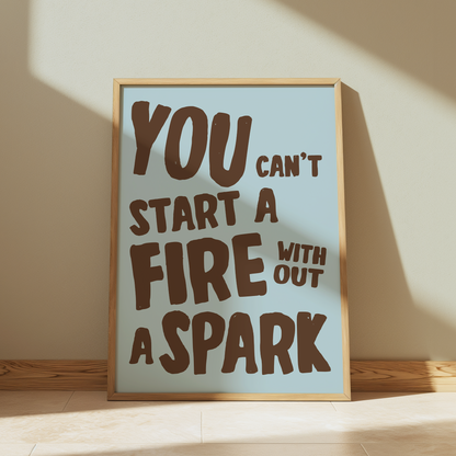 Bruce Springsteen | You Can't Start A Fire Without A Spark | Dancing In The Dark Print