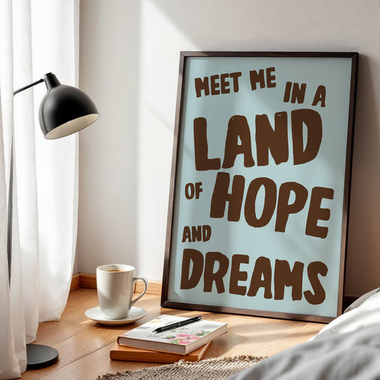 Bruce Springsteen | Land Of Hope And Dreams Print