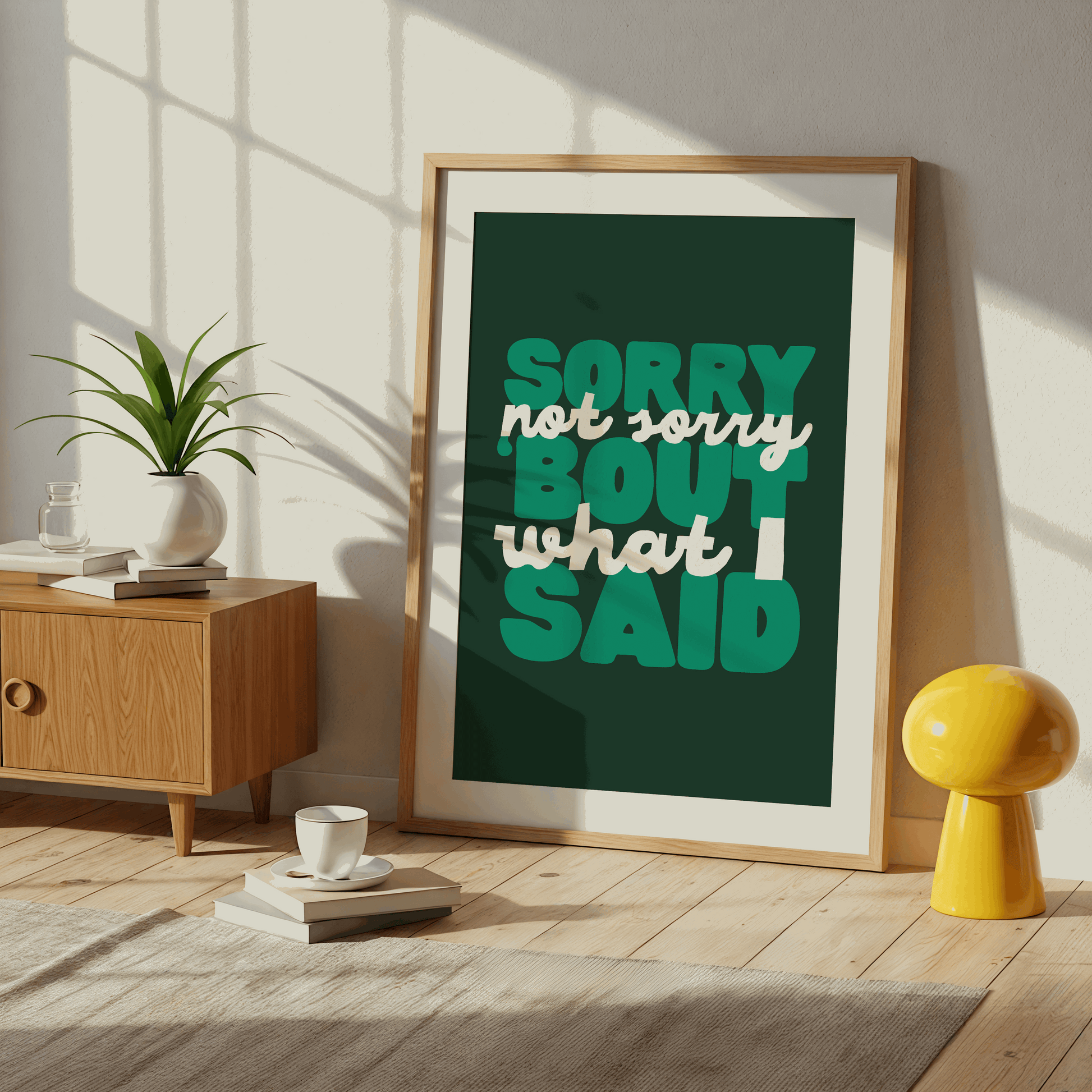Sorry Not Sorry 'Bout What I Said | Six: The Musical Print