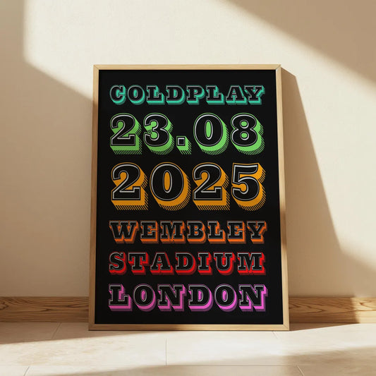 Coldplay | Wembley Stadium | London | 23rd August 2025