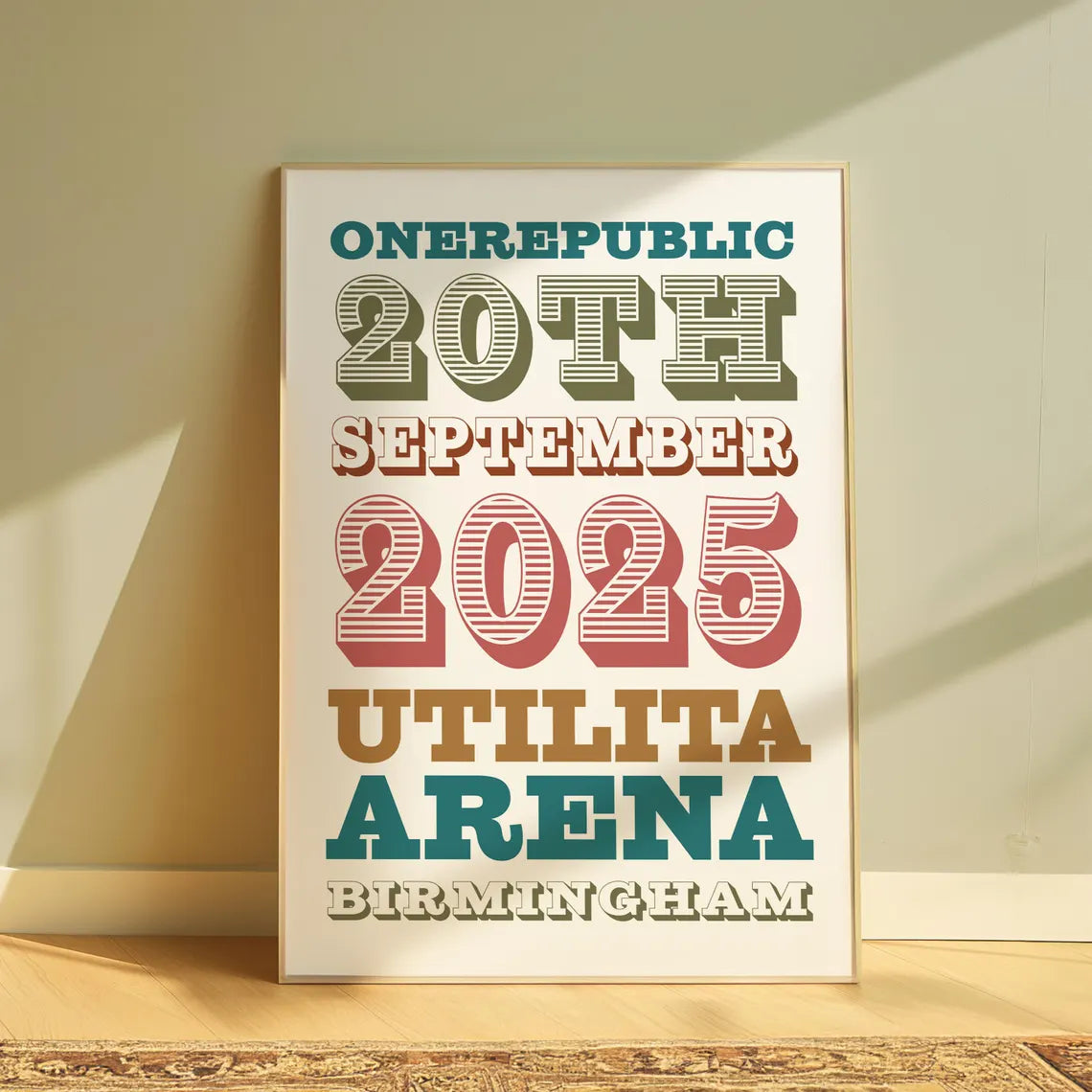 OneRepublic | Utilita Arena | Birmingham | 20th September 2025