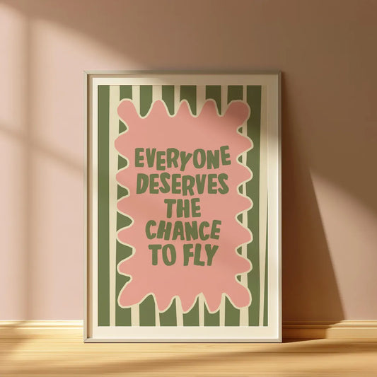 Wicked | Everyone Deserves The Chance To Fly Stripes Print