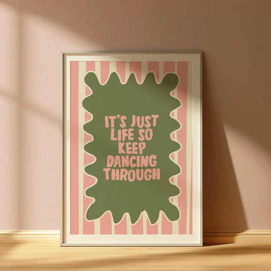 Wicked | It’s Just Life, So Keep Dancing Through Stripes Print