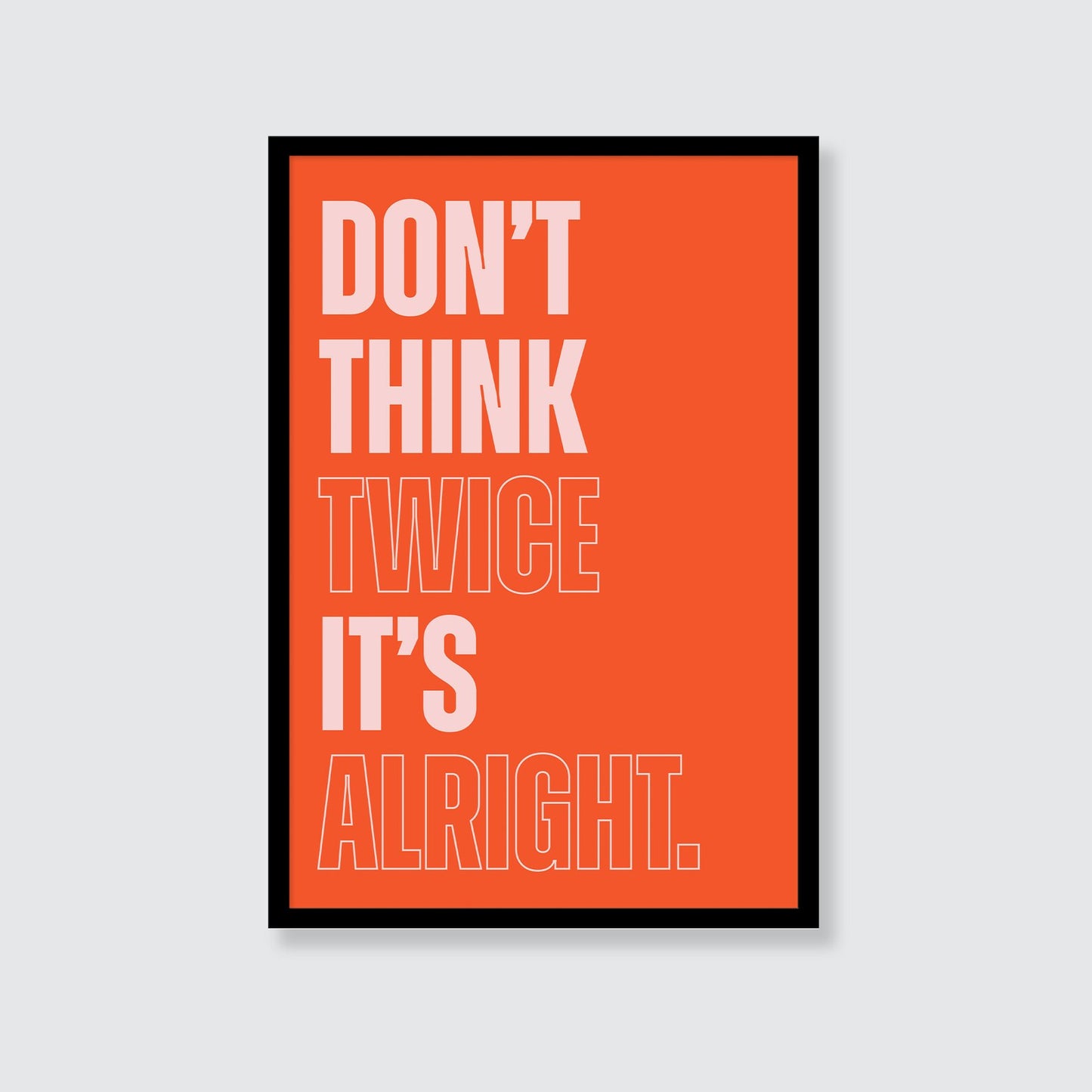 Bob Dylan | Don't Think Twice Print