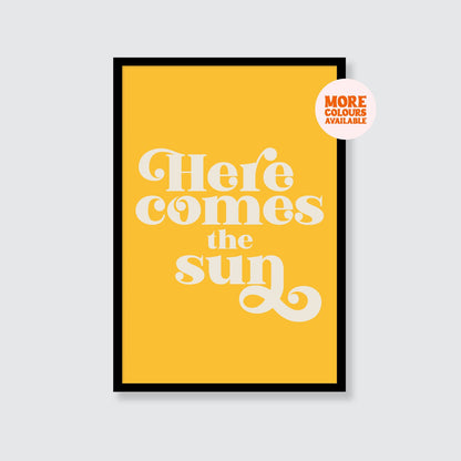 The Beatles | Here Comes The Sun Print