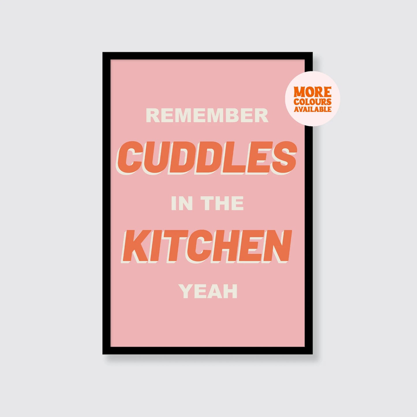 Arctic Monkeys | Remember Cuddles In The Kitchen Print