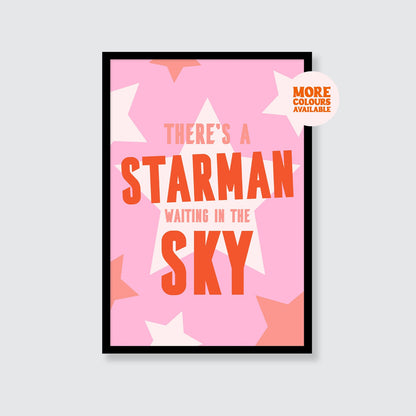 David Bowie | There's A Starman Waiting In The Sky Print