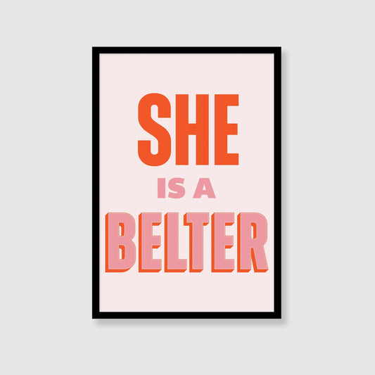 Gerry Cinnamon | She Is A Belter Print