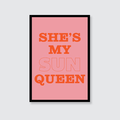 Gerry Cinnamon | She's My Sun Queen Print