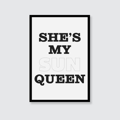 Gerry Cinnamon | She's My Sun Queen Print