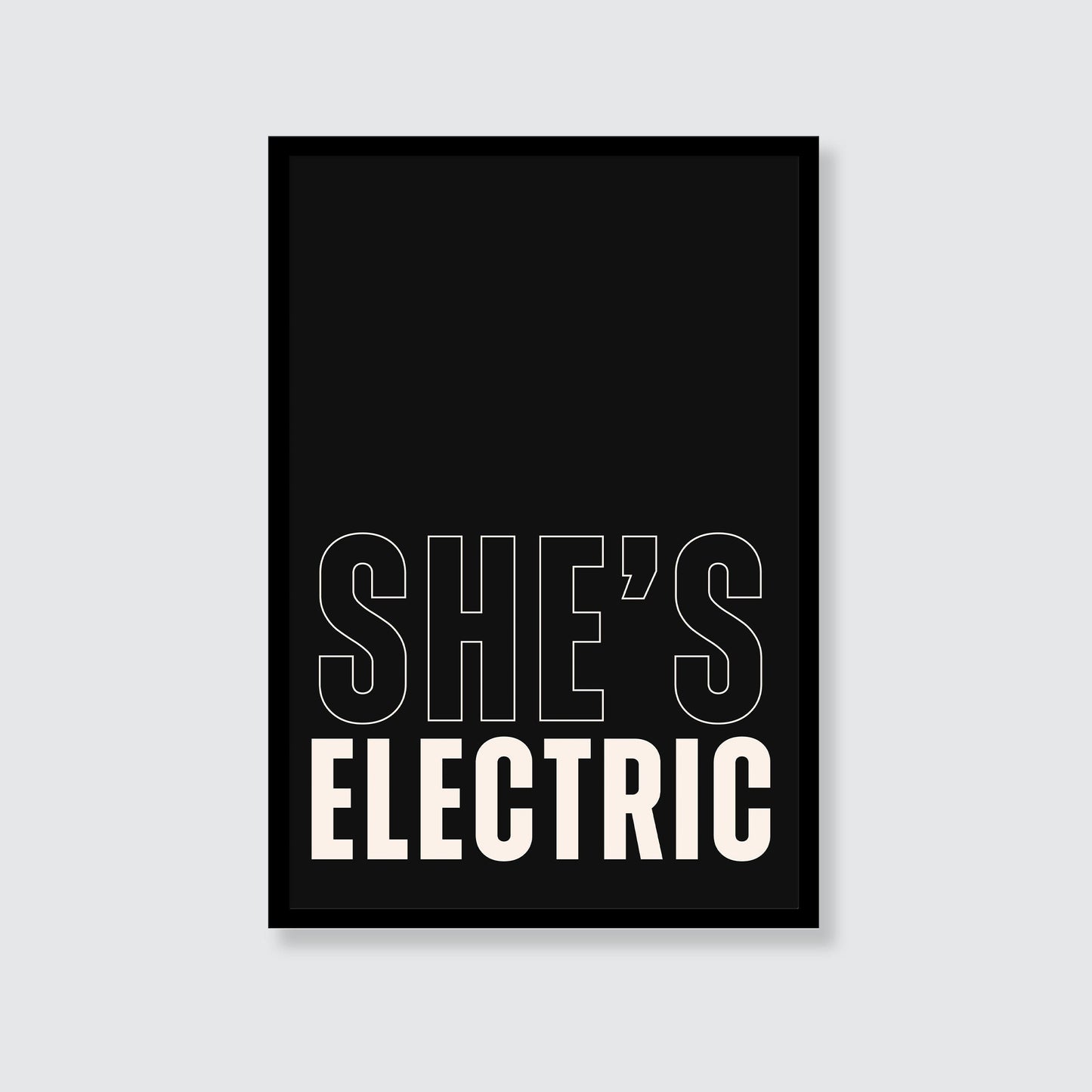 Oasis | She's Electric Print