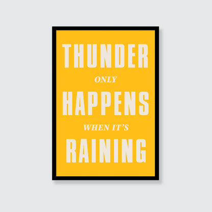 Fleetwood Mac | Thunder Only Happens When It's Raining Print