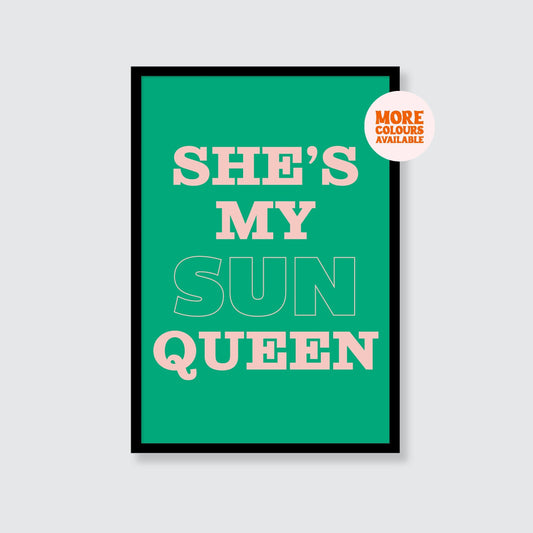 Gerry Cinnamon | She's My Sun Queen Print