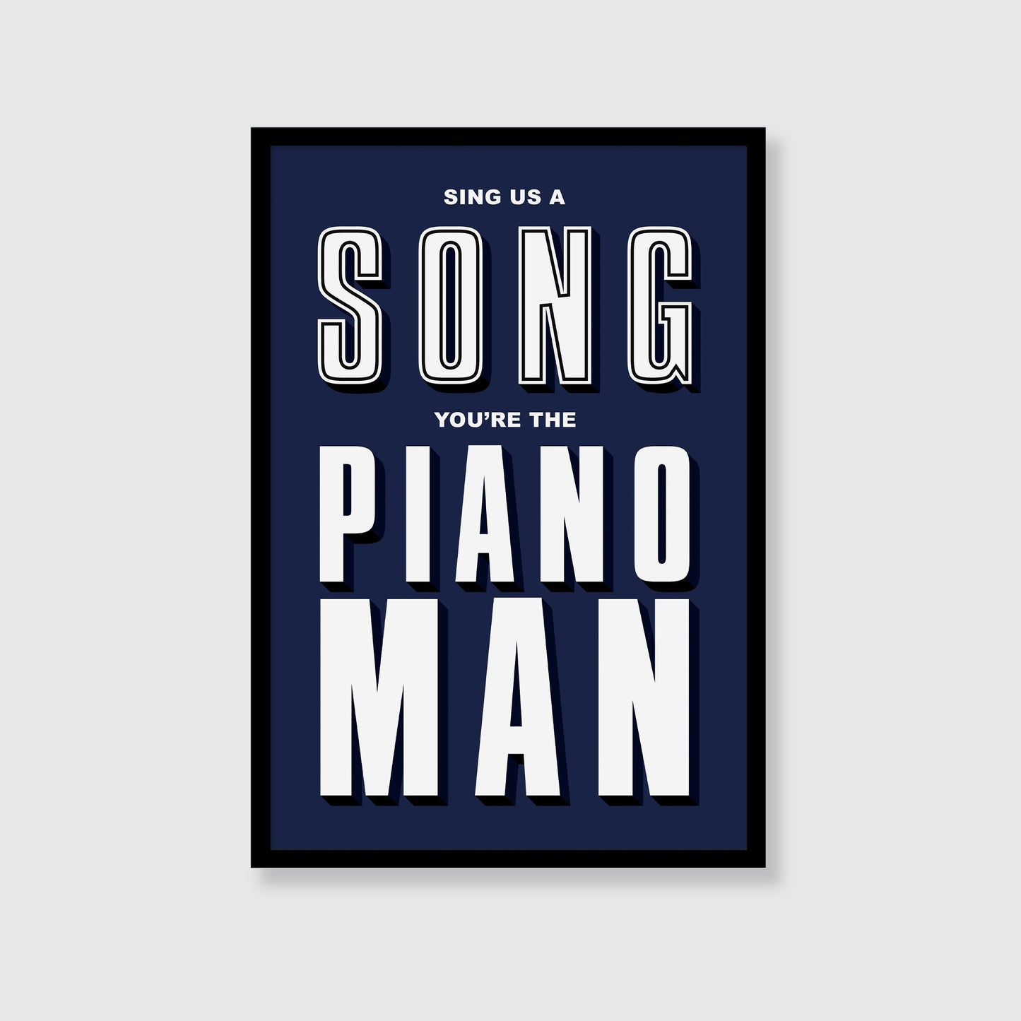 Billy Joel | Sing Us A Song You're The Piano Man Print